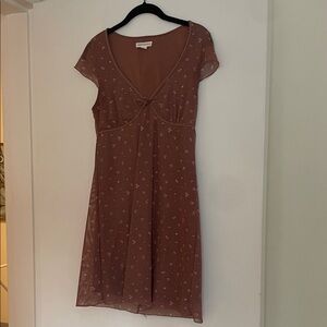 Aeropostale dusty rose cap sleeve mini dress